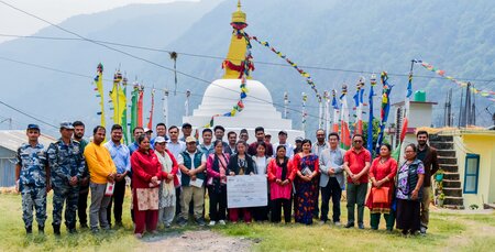 Community engagement for climate action, Helambu Nepal