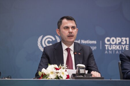 Murat Kurum, COP31 President-Designate at the COP31 press conference