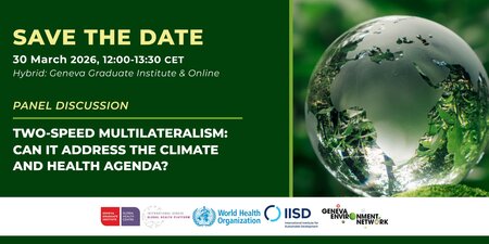 Two-speed multilateralism: Can it address the climate and health agenda?
