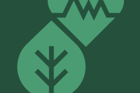 a cartoon image of a heart shape above a tree